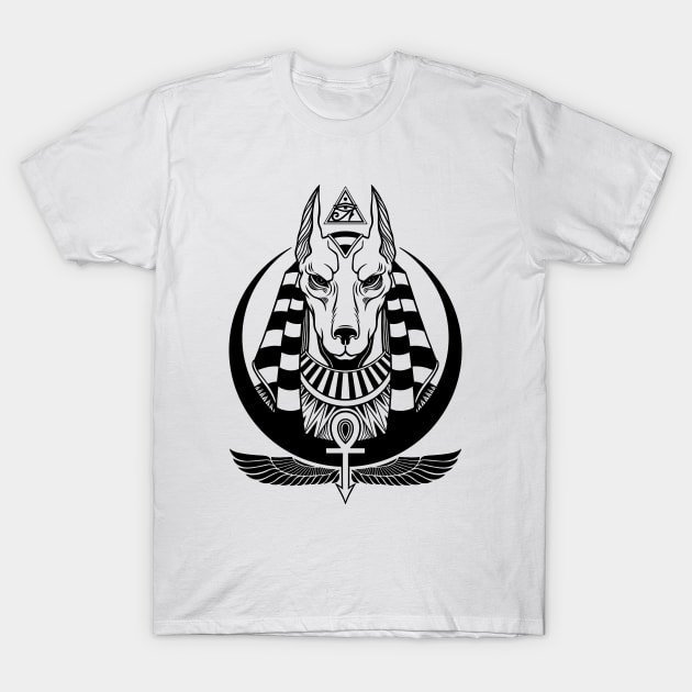 Anubis T-Shirt by OccultOmaStore